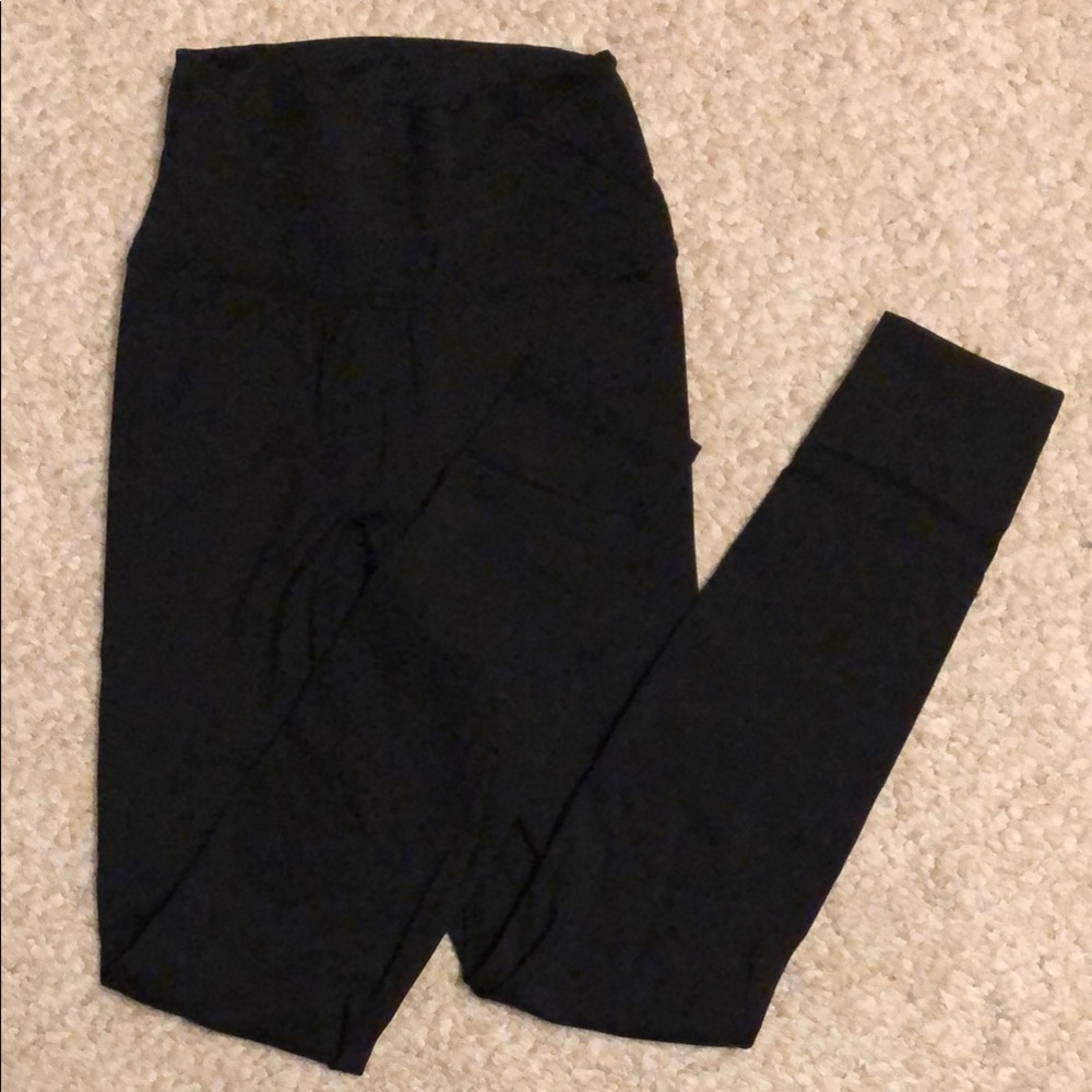Black High-Waisted Leggings